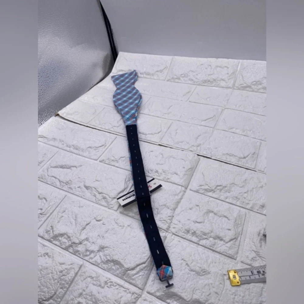 Skinny Tie Madness - Men’s‎ Bow Tie Blue Multicolor SKM334